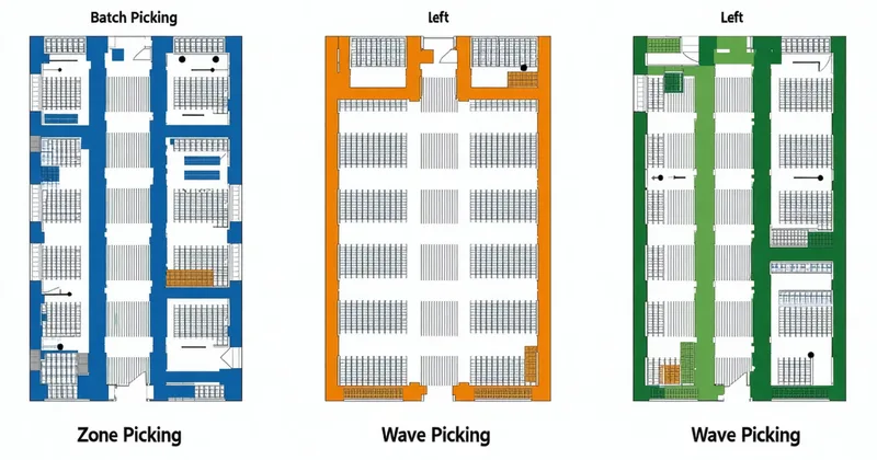 Comparison diagram of picking methodologies