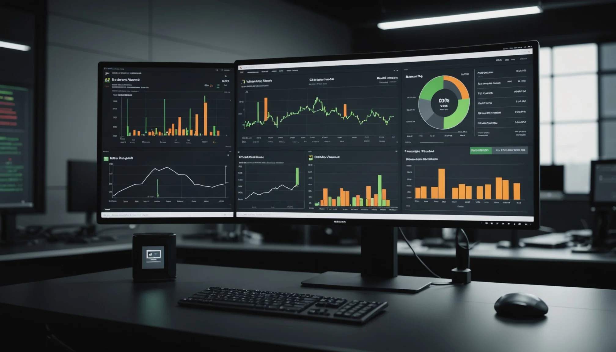 Shift performance analytics dashboard showing throughput, error rate, arm utilization