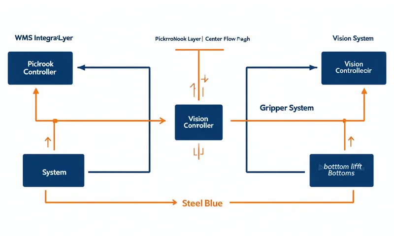 Pickrook platform architecture: WMS integration layer, pick cell controller, vision system, and gripper system components